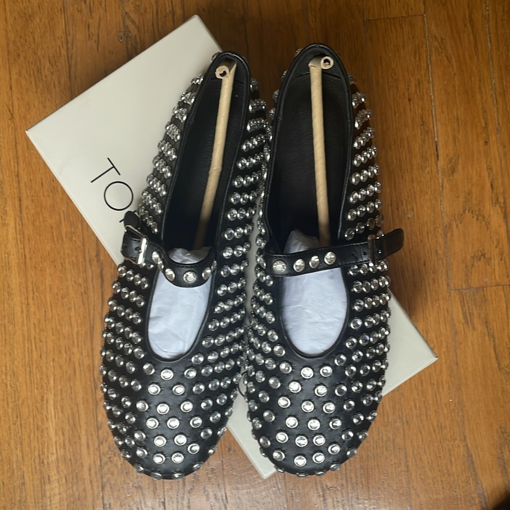 Tony Bianco Miami Flat in Black Nappa - Picture 2 of 6